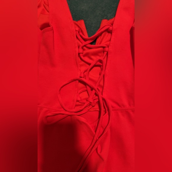 Mini Lace Up Dress - Picture 5 of 10